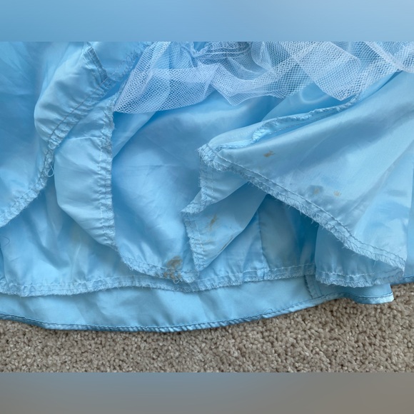 Children’s Princess Dress- light blue with sequin detail - Picture 7 of 12